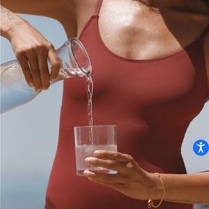 Andie Swim suit - the Amalfi - Eco nylon in Truffle